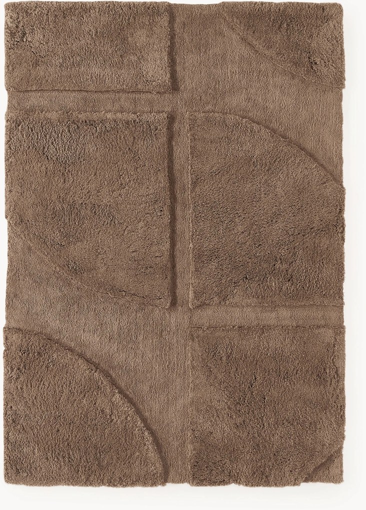 Pluizig hoog-laag vloerkleed Jade