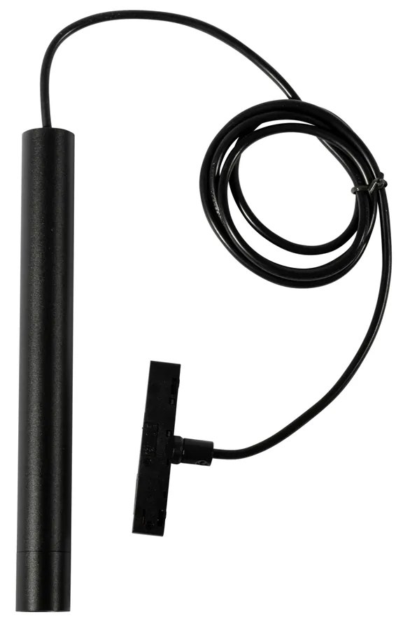 Moderne hanglamp zwart voor railsysteem 1-fase  - Slimline Keno