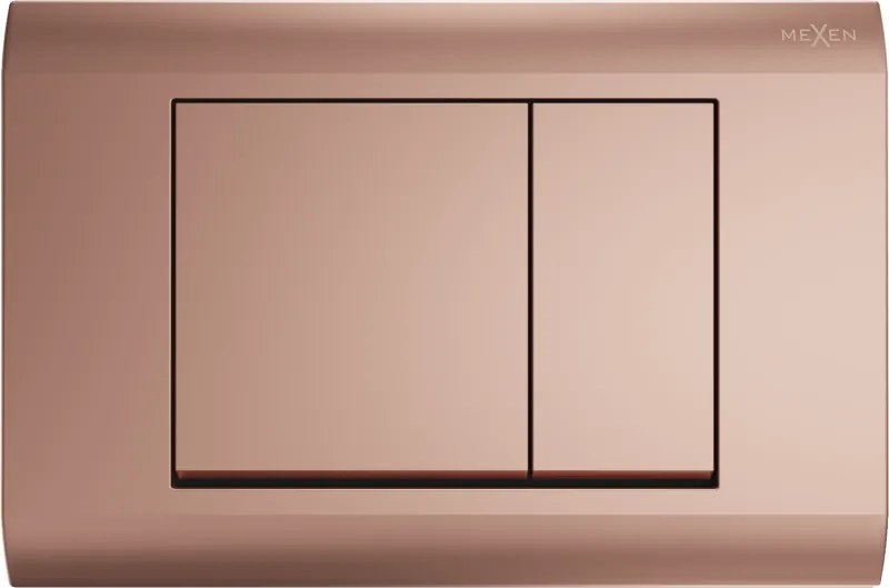 Mexen Fenix 01 spoelknop, roze goud - 600105