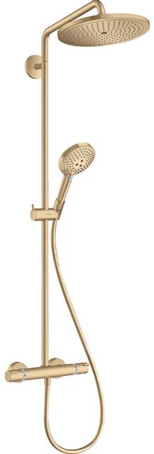 Hansgrohe Croma select s showerpipe EcoSmart met thermostaat 28cm brushed bronze 26891140