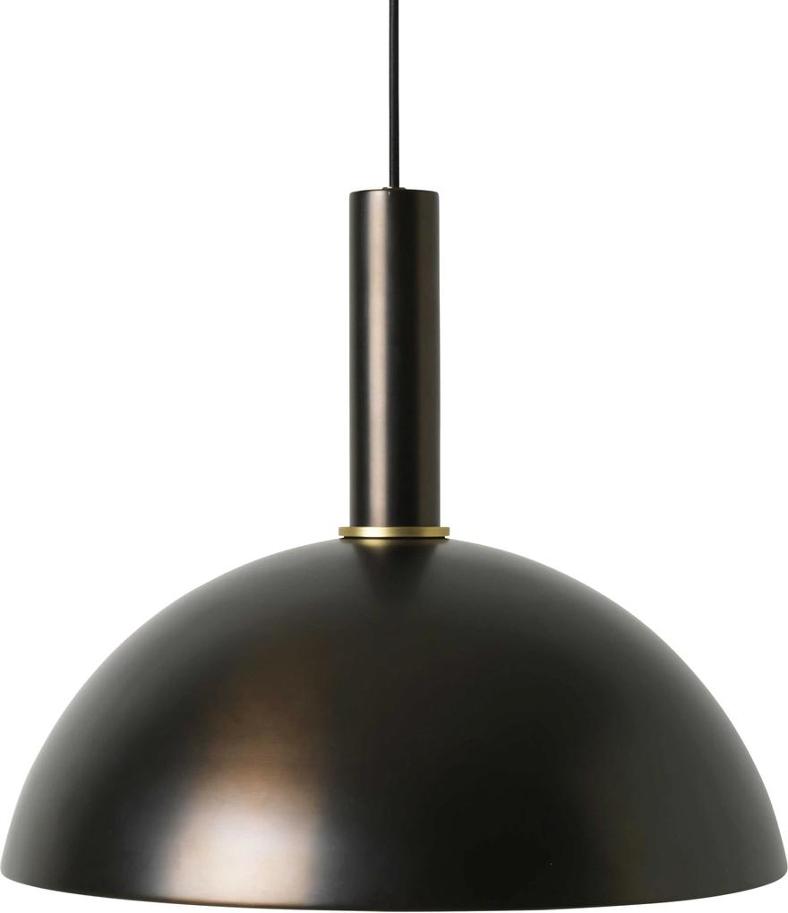 Ferm Living Dome Black Brass hanglamp