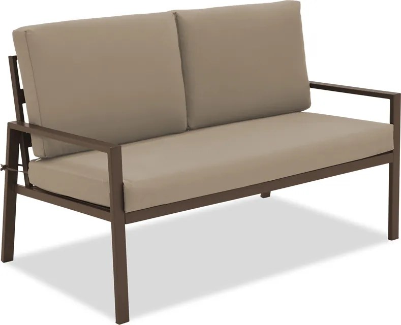 Tweezitsbank Vigo bruin