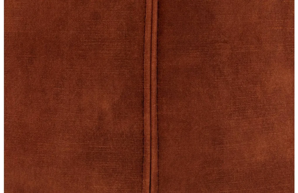 Goossens Eetkamerstoel Hera koper velvet stof met armleuning, modern design
