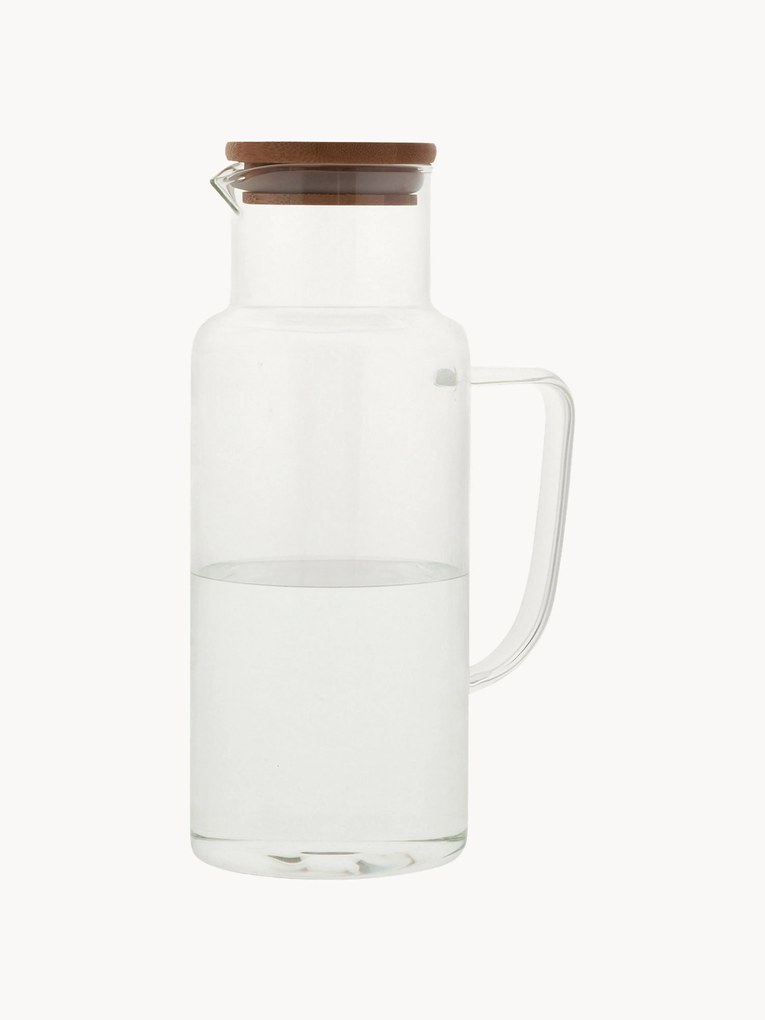 Waterkaraf Jarro met bamboe deksel, 1 L