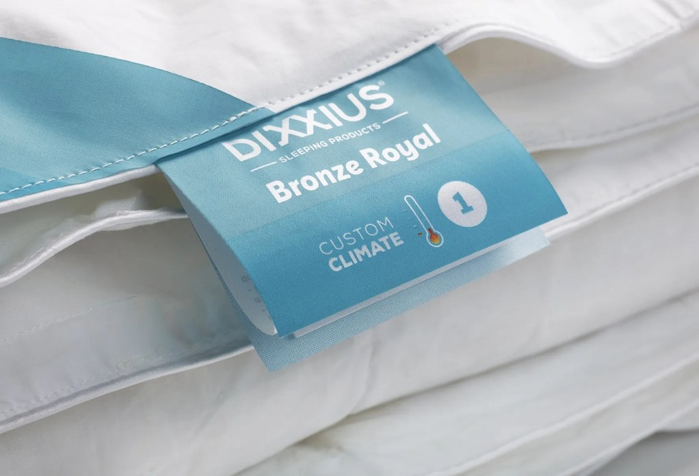 Dixxius Bronze Royal Custom Climate 1 Dekbed – Bij Swiss Sense