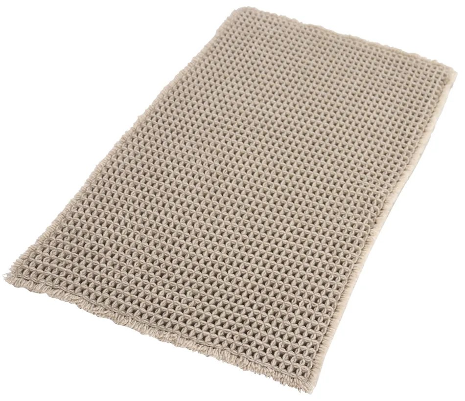 Differnz Wafel badmat 50x80cm taupe