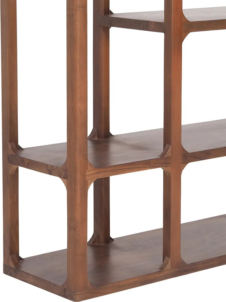 Open Kast Bruin - 90x30x175cm.