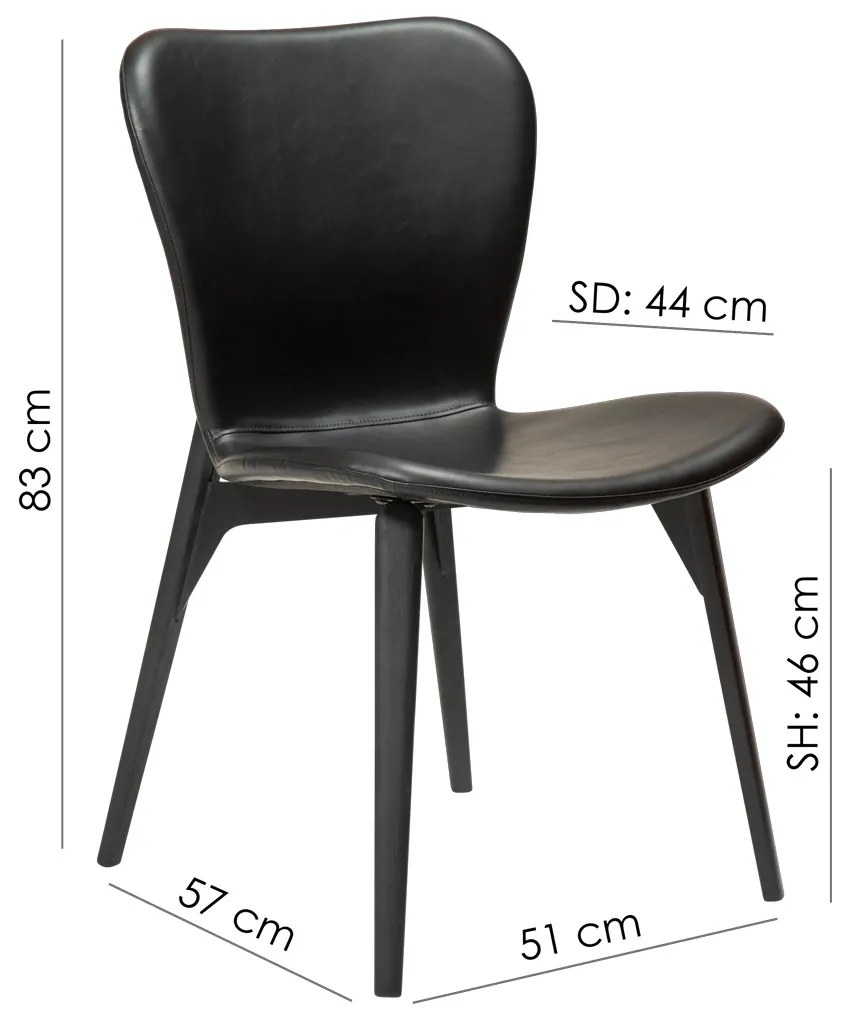 Dan-Form Paragon Design Eetkamerstoel Bruin Kunstleer