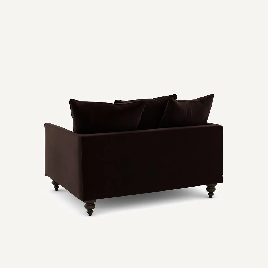 2-zits fluwelen bank, Lazare