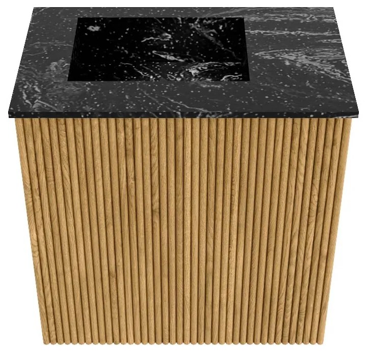 Mondiaz Joya DLux 40cm toiletmeubel oak met wastafel faye links zonder kraangat lava