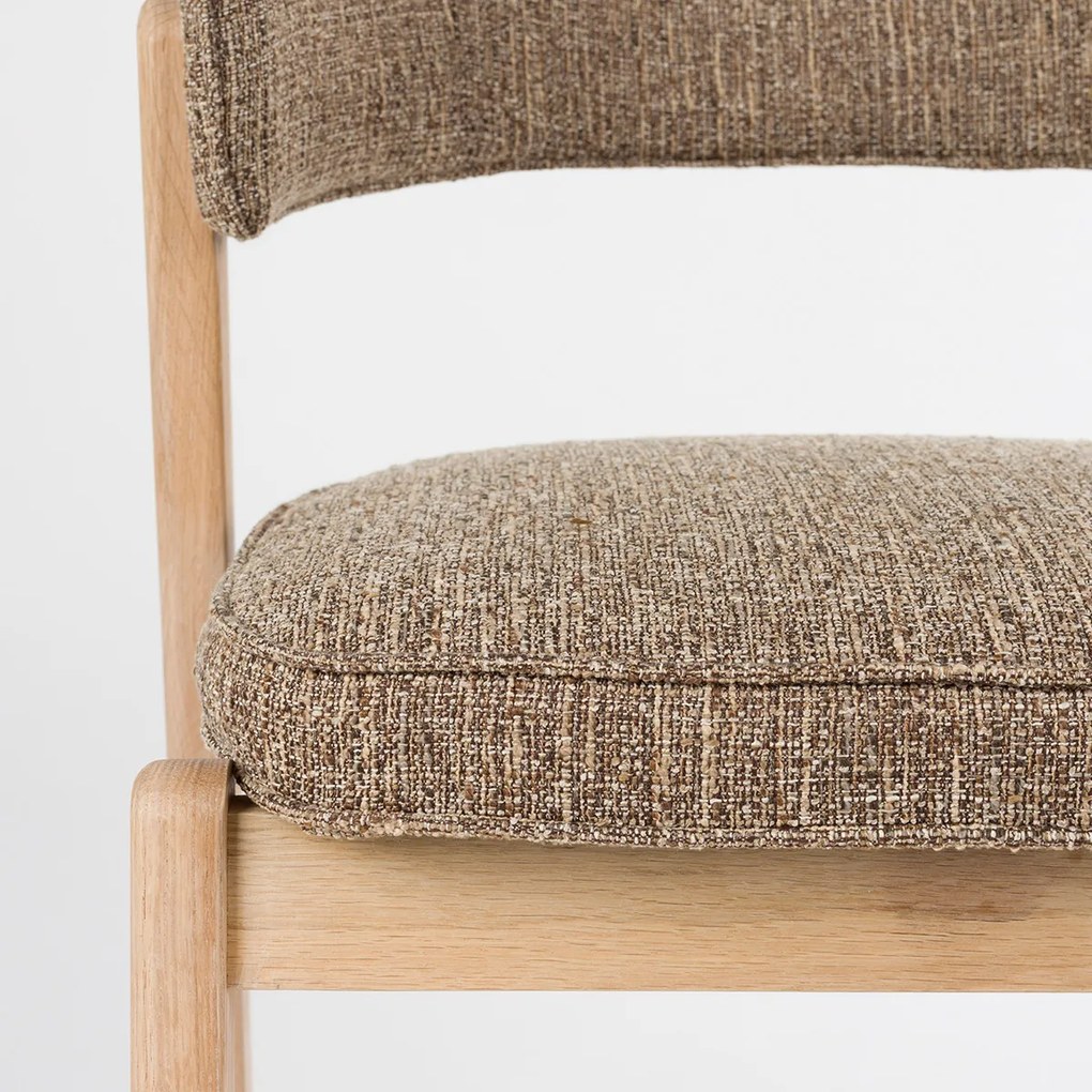 Zuiver Bright Design Eetkamerstoel Eiken Bruin