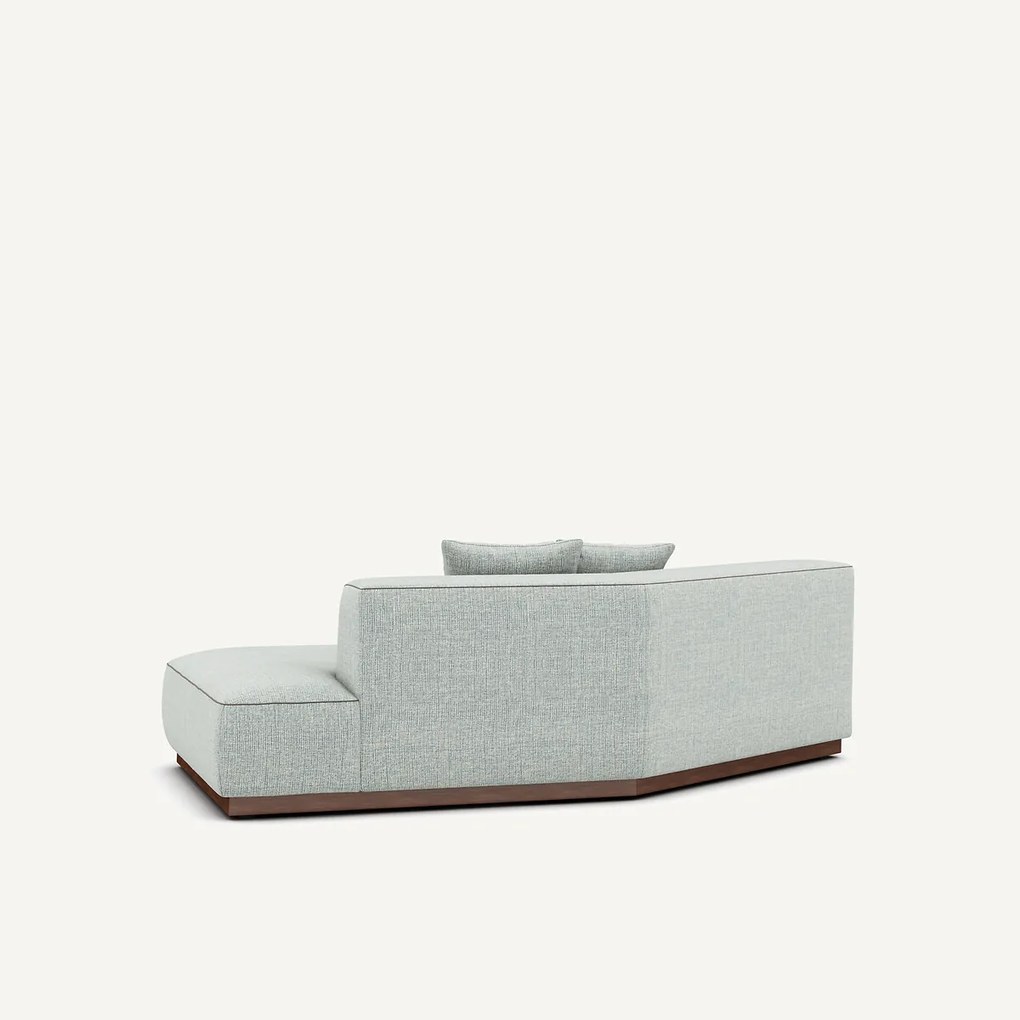 Rechte halve bank in gevlekt canvas, JACOPO