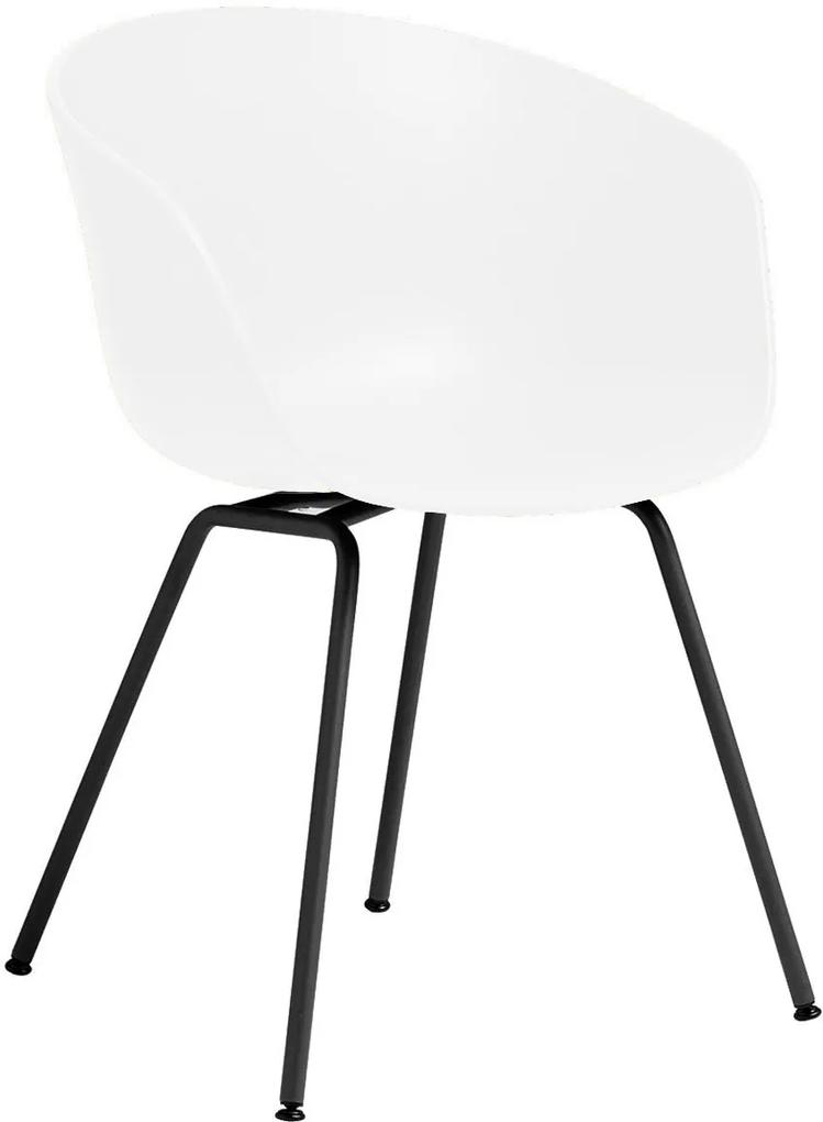 Hay About a Chair AAC26 stoel met zwart onderstel White