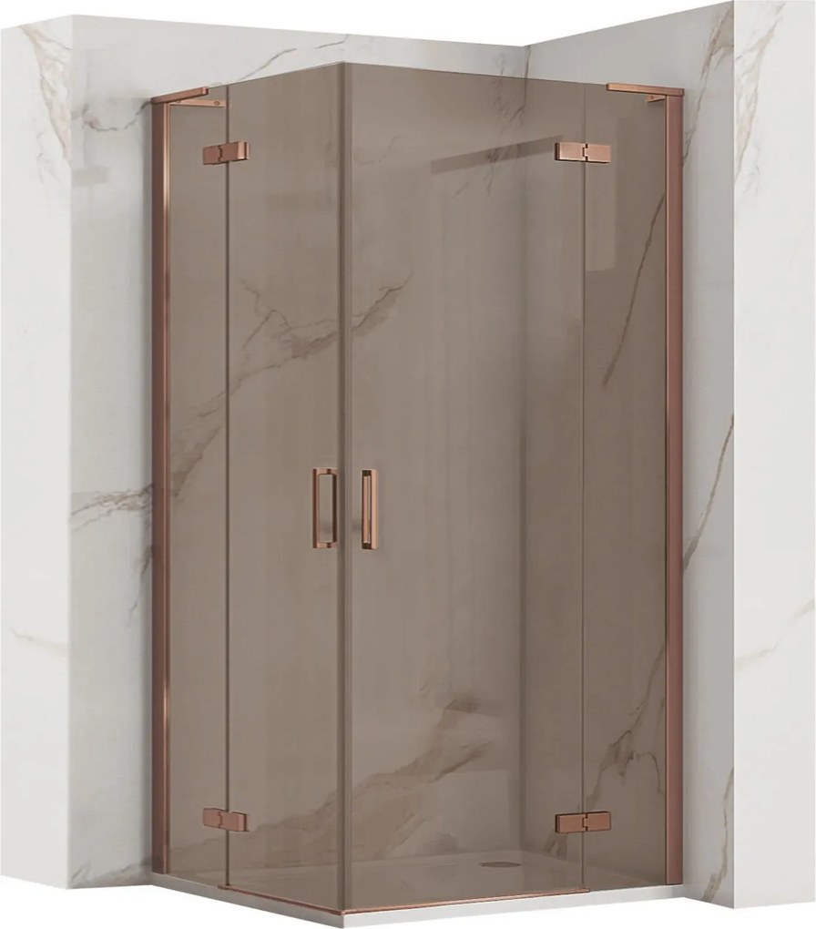 Douchecabine REA Hugo Double 90x100 Copper Brush