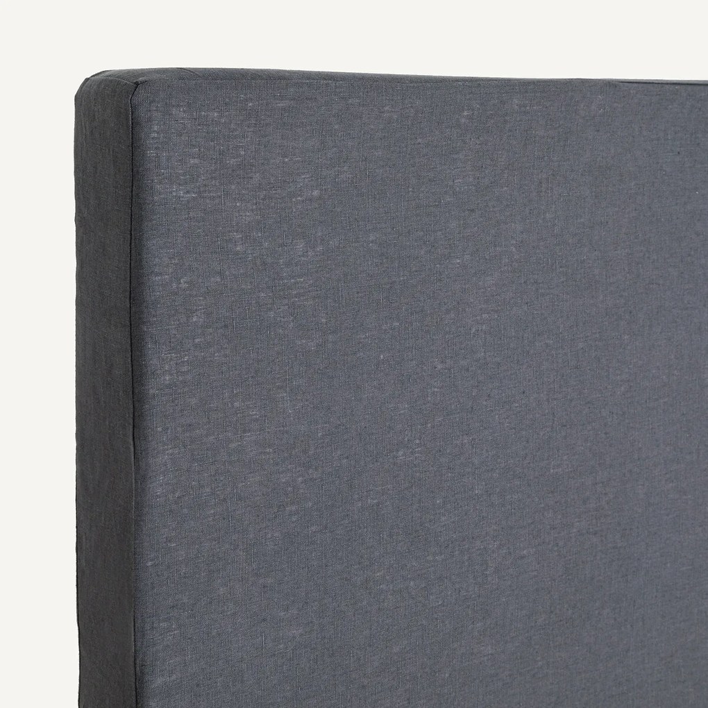 Hoes in zuiver linnen voor hoofdbord Stadia, hoogte 120 cm