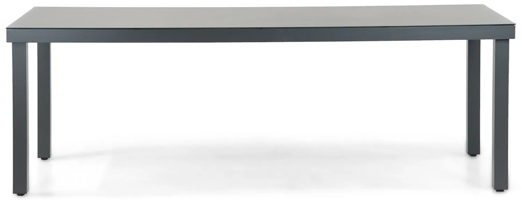 Dining Tuintafel   220 x 90 cm Aluminium/HPL Grijs  Porto