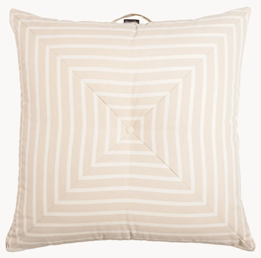 Outdoor vloerkussen Cozy met strepen