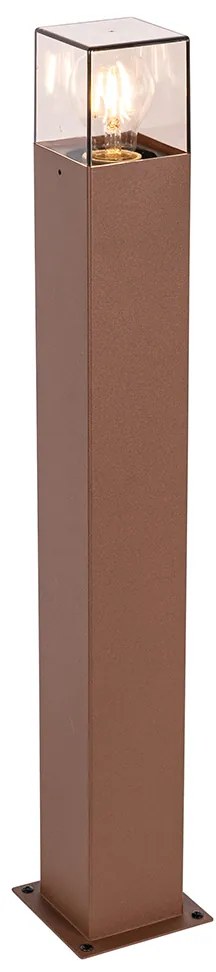 Smart staande buitenlamp roestbruin 70 cm incl. Wifi P45 - Denmark