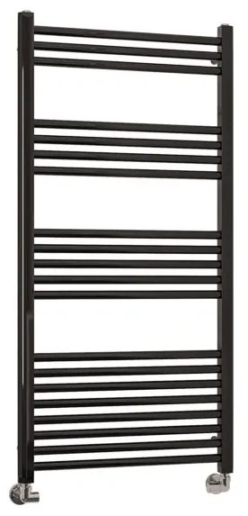 Eastbrook Wendover handdoekradiator 60x120cm 522W zwart glans