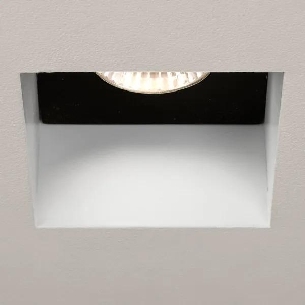 Astro Trimless Square Fixed 230V inbouwspot exclusief GU10 wit 9x57cm IP65 staal A 5670