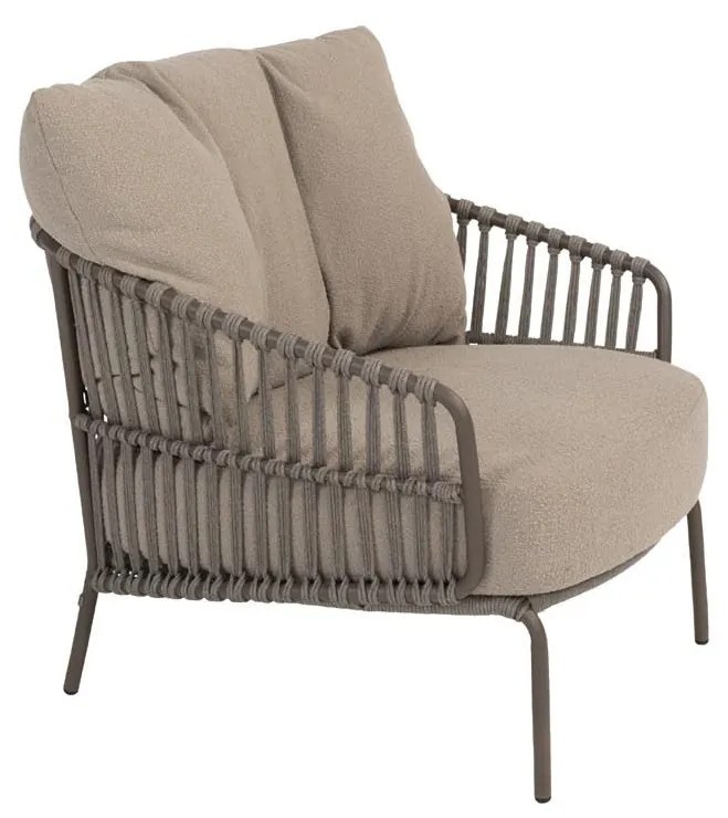 4 Seasons Outdoor Capalbio loungestoel terre SALE Loungestoel   bruin weerbestendig