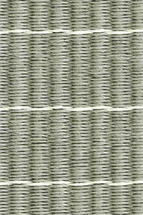 Woodnotes - paper yarn Line grey-stone sewn edges en fringes - 240 x 170 - Vloerkleed