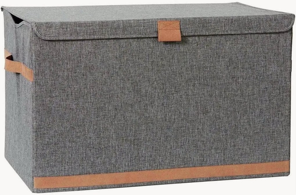 Linnen opbergdoos Premium met deksel