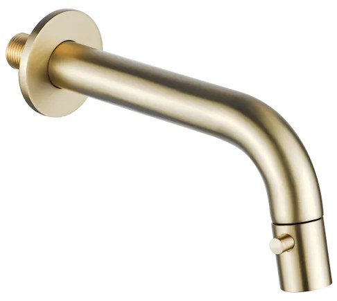 Fortifura Calvi Fonteinkraan - inbouw - uitloop 19.5cm - inkortbaar - PVD - Geborsteld Messing PVD (Goud) SW1108830