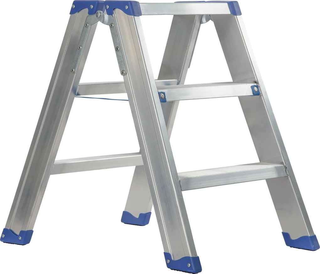 Escalo sparta duo aluminium - Industriële aluminium trapladder dubbel - 3 treden