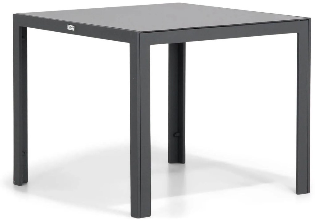 Tuinset 4 personen 90 cm Aluminium/textileen Grijs Presto Ricadi/Mondello