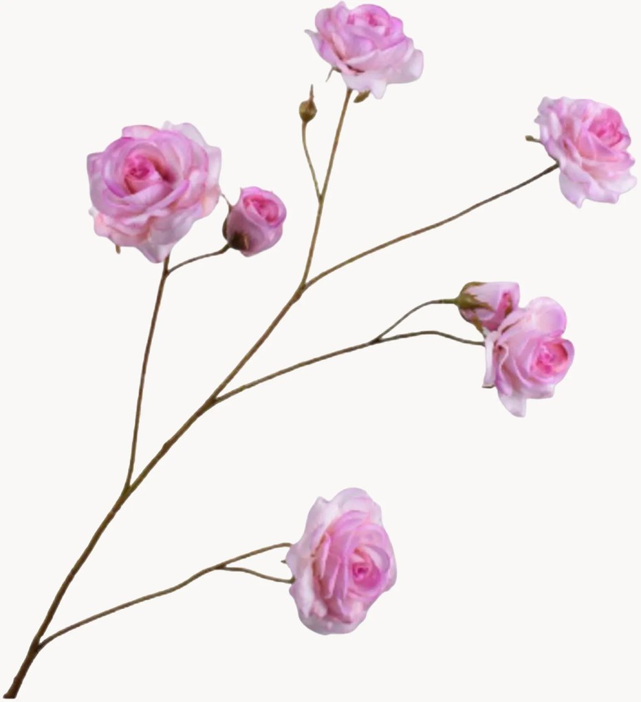 Kunstbloemen Rose, 2-delig