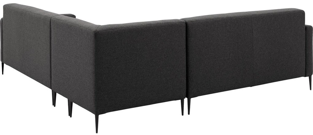 Goossens  Key West grijs, stof, 2,5-zits, modern design