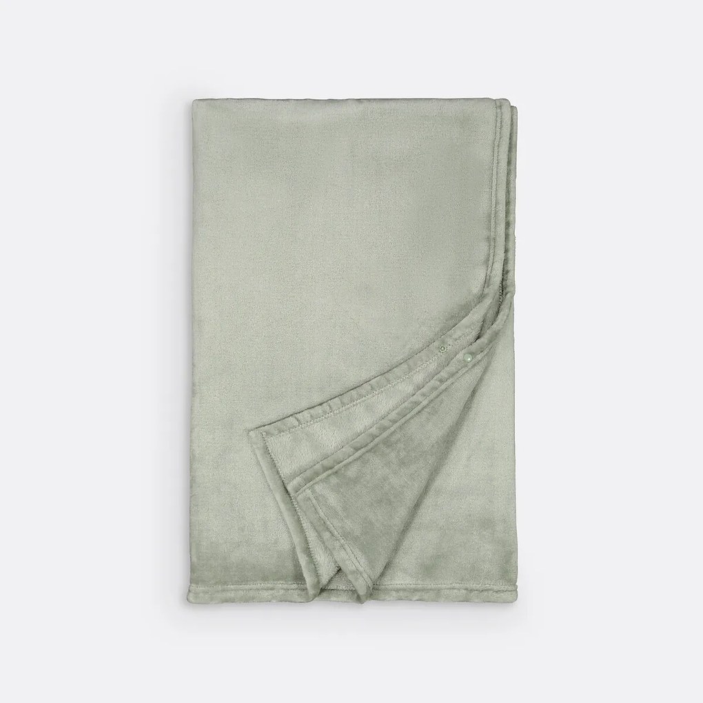 Fleece plaid met mouwen, recycled polyester, Javi