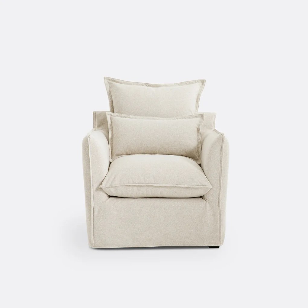 Fauteuil, afneembare hoes, polyester, Odna