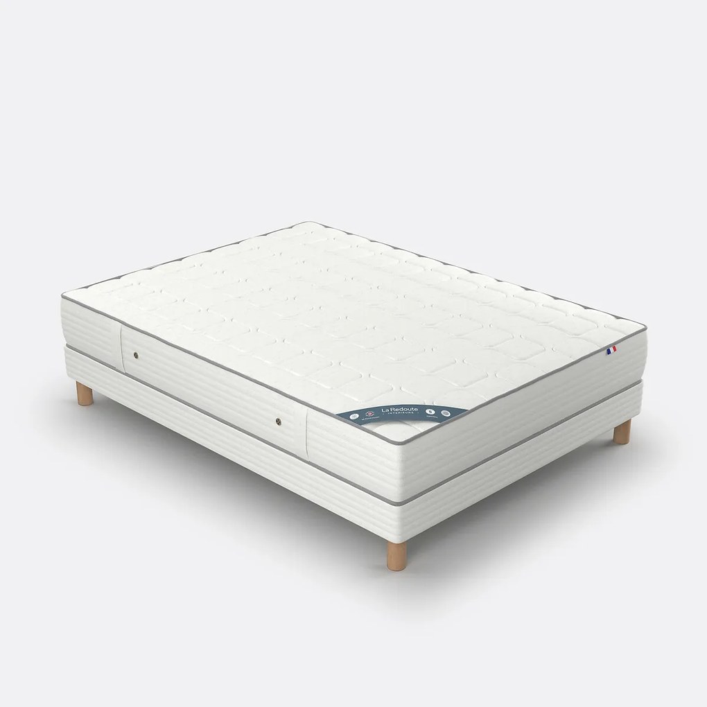 Witte boxspring met 14 latten