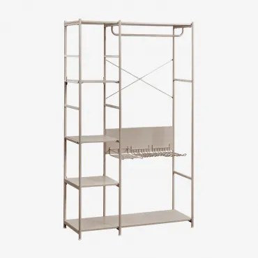 Open Kast Van Ijzer Elviah Moka Bruin - Sklum