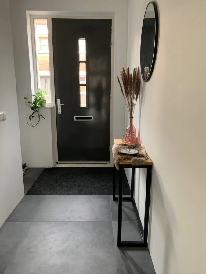 Vloertegel 30x60 Cm Betonlook Antraciet DC90