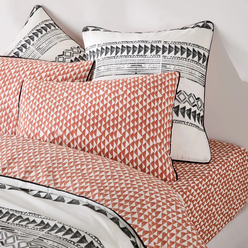 Kussensloop in katoen, Tiebele