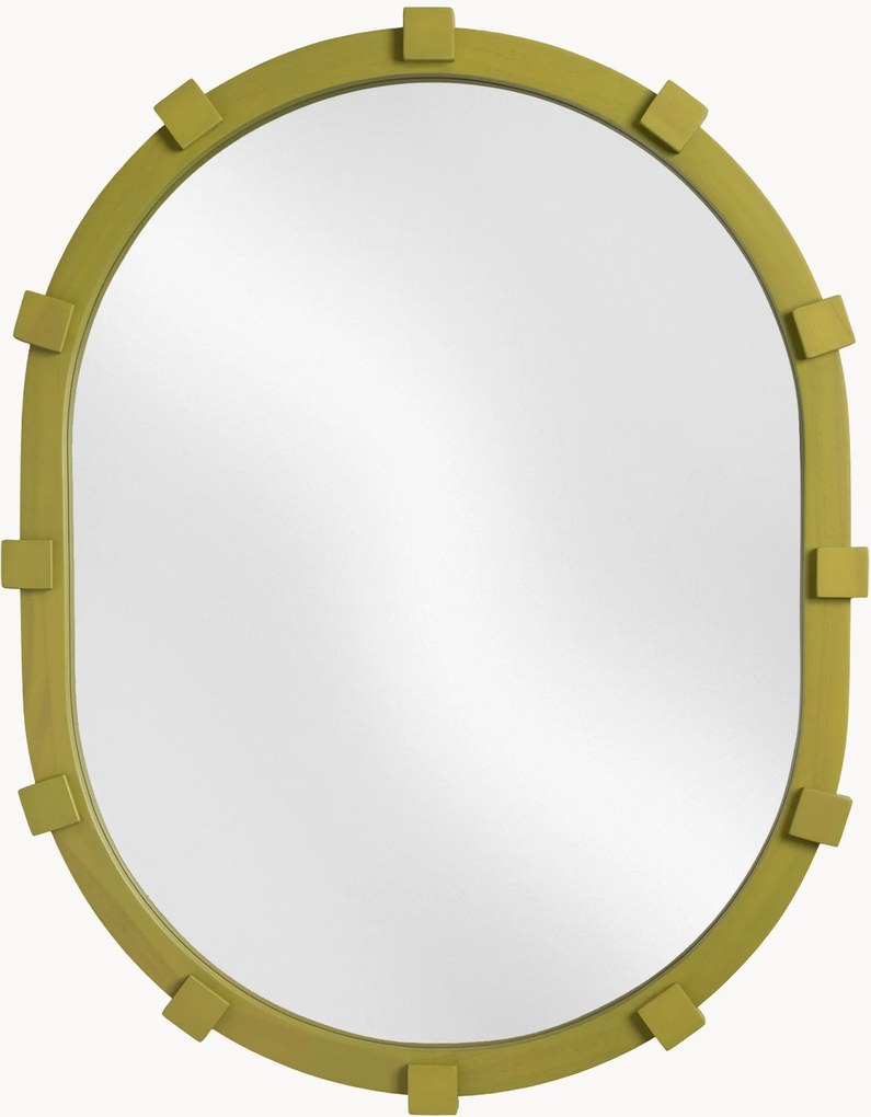 Handgemaakte wandspiegel Chunk