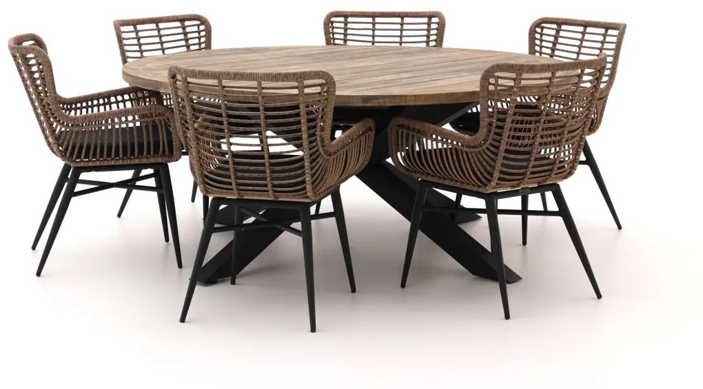 + 15% kassakorting | Diningset Intenso  | 6 personen | Tuinset teakhout | 7-delig | Kees Smit Tuinmeubelen