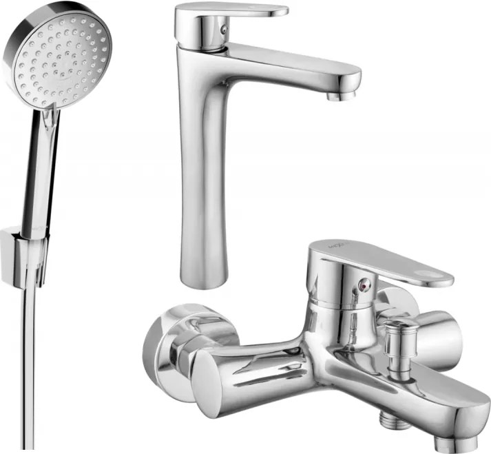 Mexen Kama R75 badset, chroom - 72513R75-00
