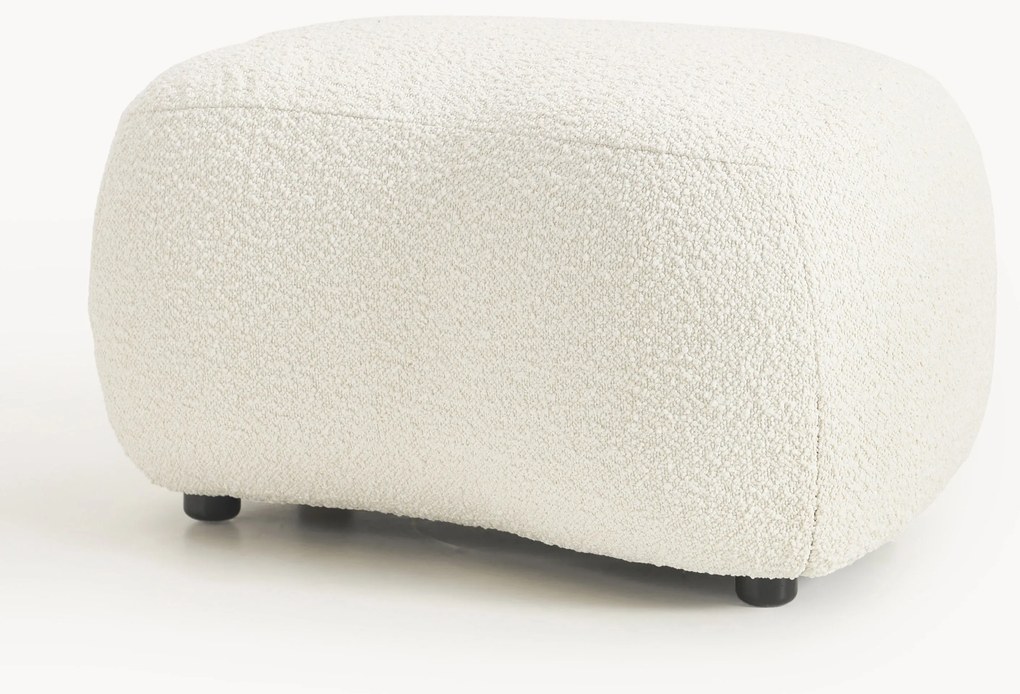 Bouclé voetenbank Alba