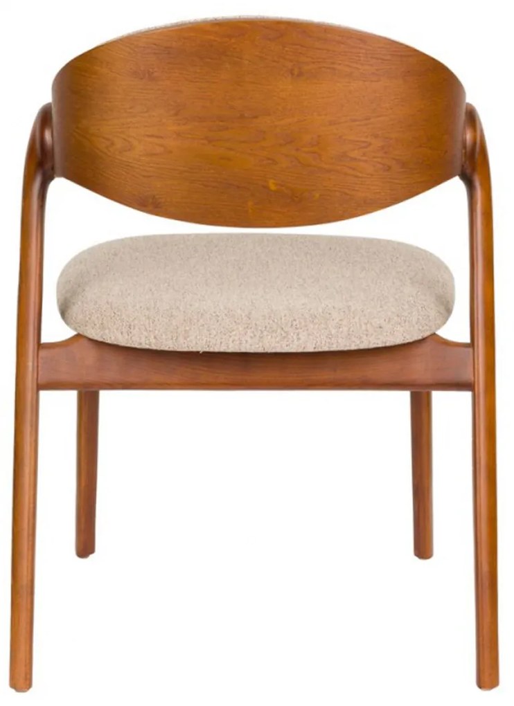 Dutchbone Babington Vintage Stoel Walnoot