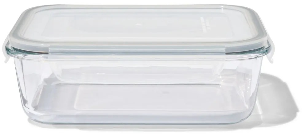 HEMA Glazen Clipdoos 1.5L (transparant)
