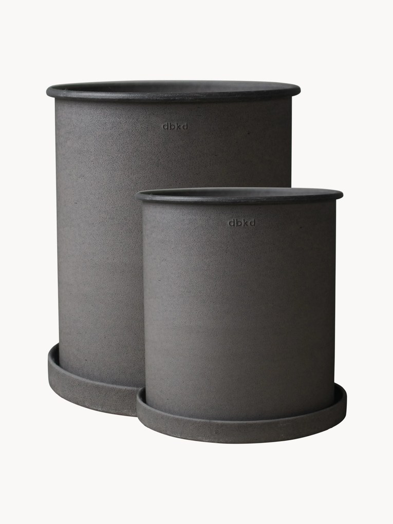 Grote outdoor plantenpotten Out, 2-delig