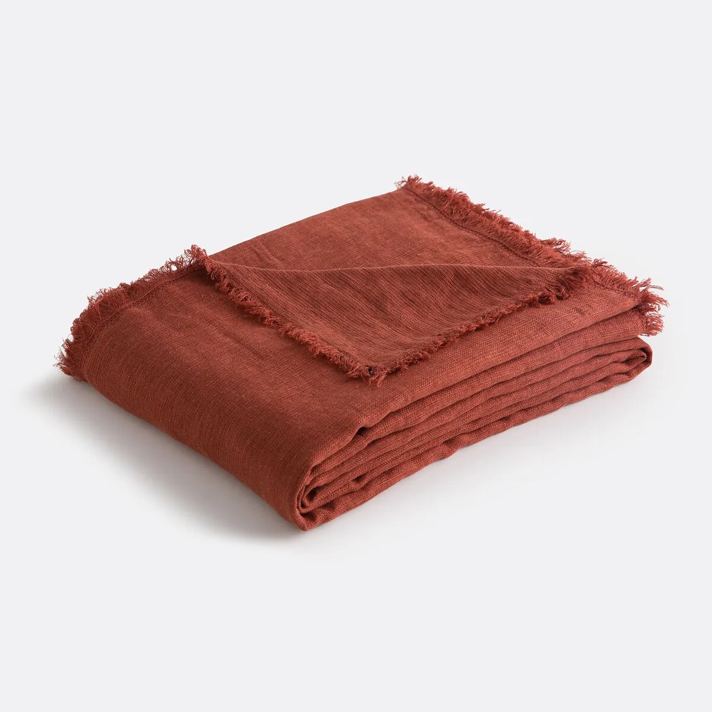 Plaid in gewassen linnen, Linange