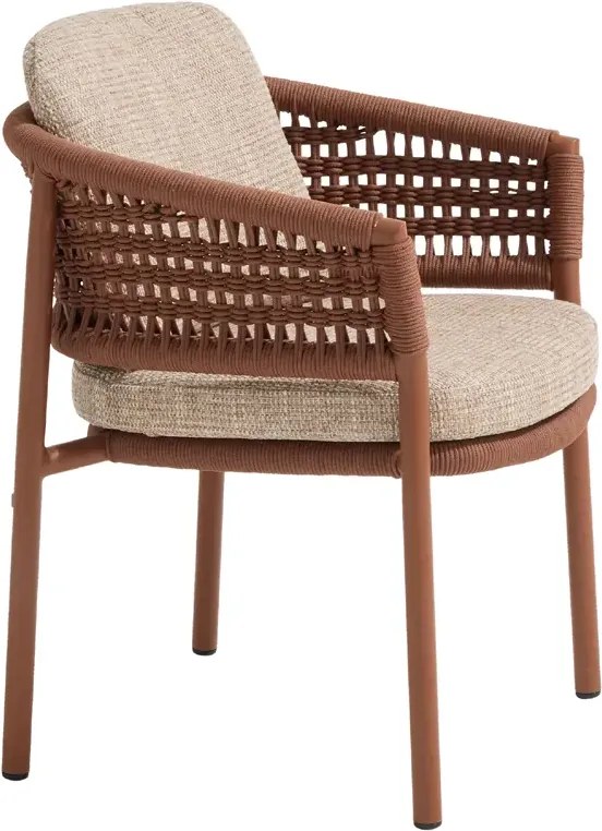 4 Seasons Outdoor Cala tuinstoel Spicy Tuinstoel beige weerbestendig