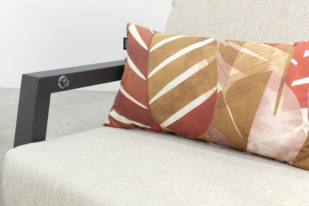 Lagos verstelbare 5-zits stoel-bank loungeset - Antraciet