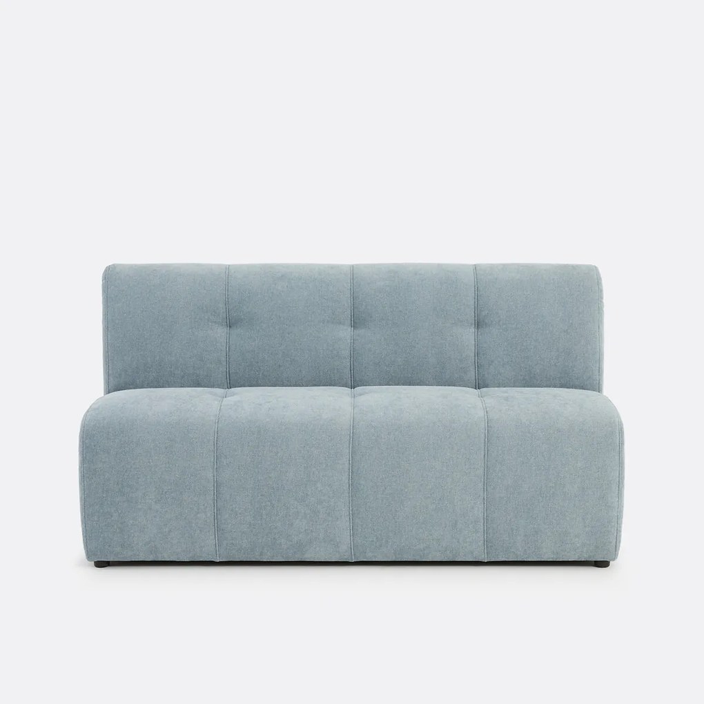 Modulaire bank, 3-zits, van fijn chenille, ANETA