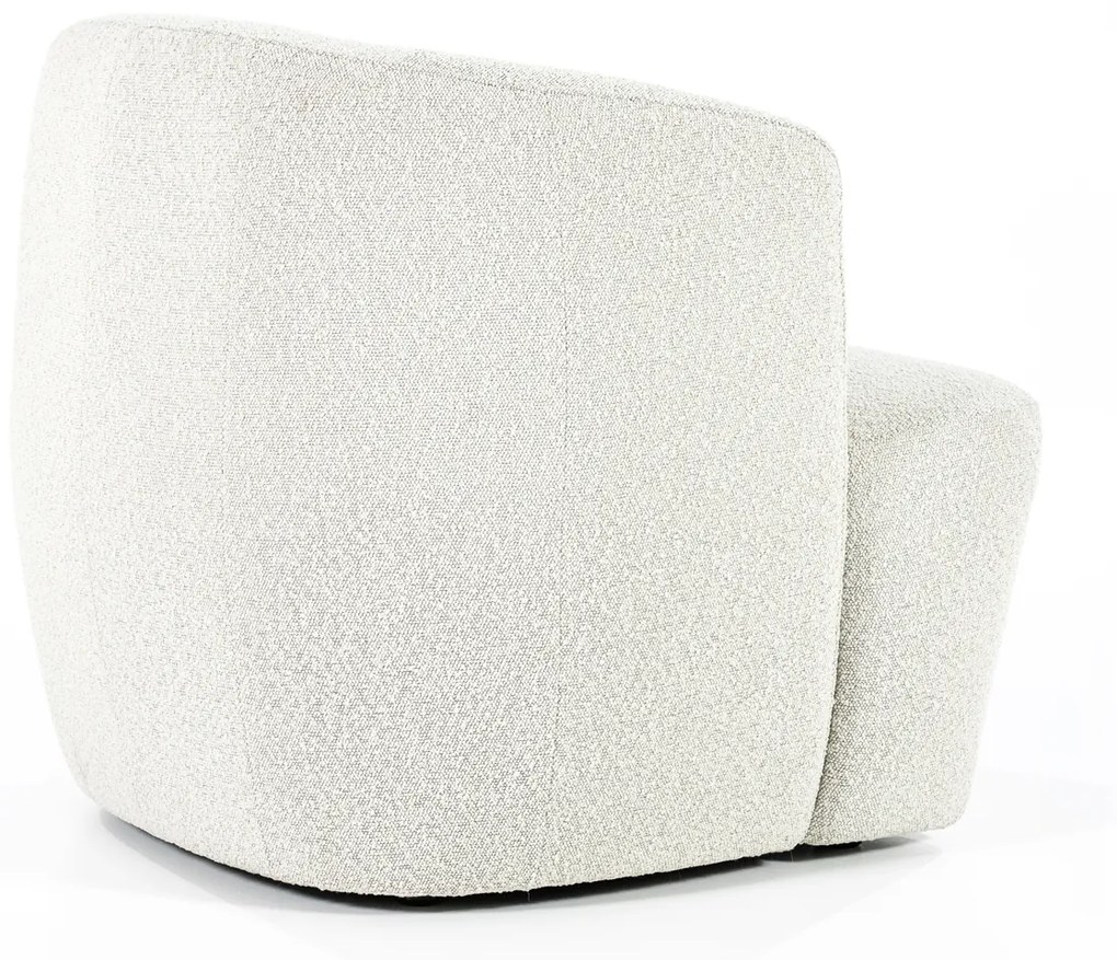 Eleonora Charlotte Ronde Fauteuil Beige Boucle